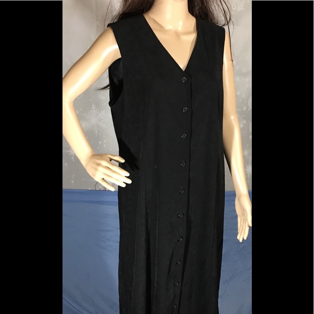 👗Casual Corner Annex Sleeveless Button Up Dress👗